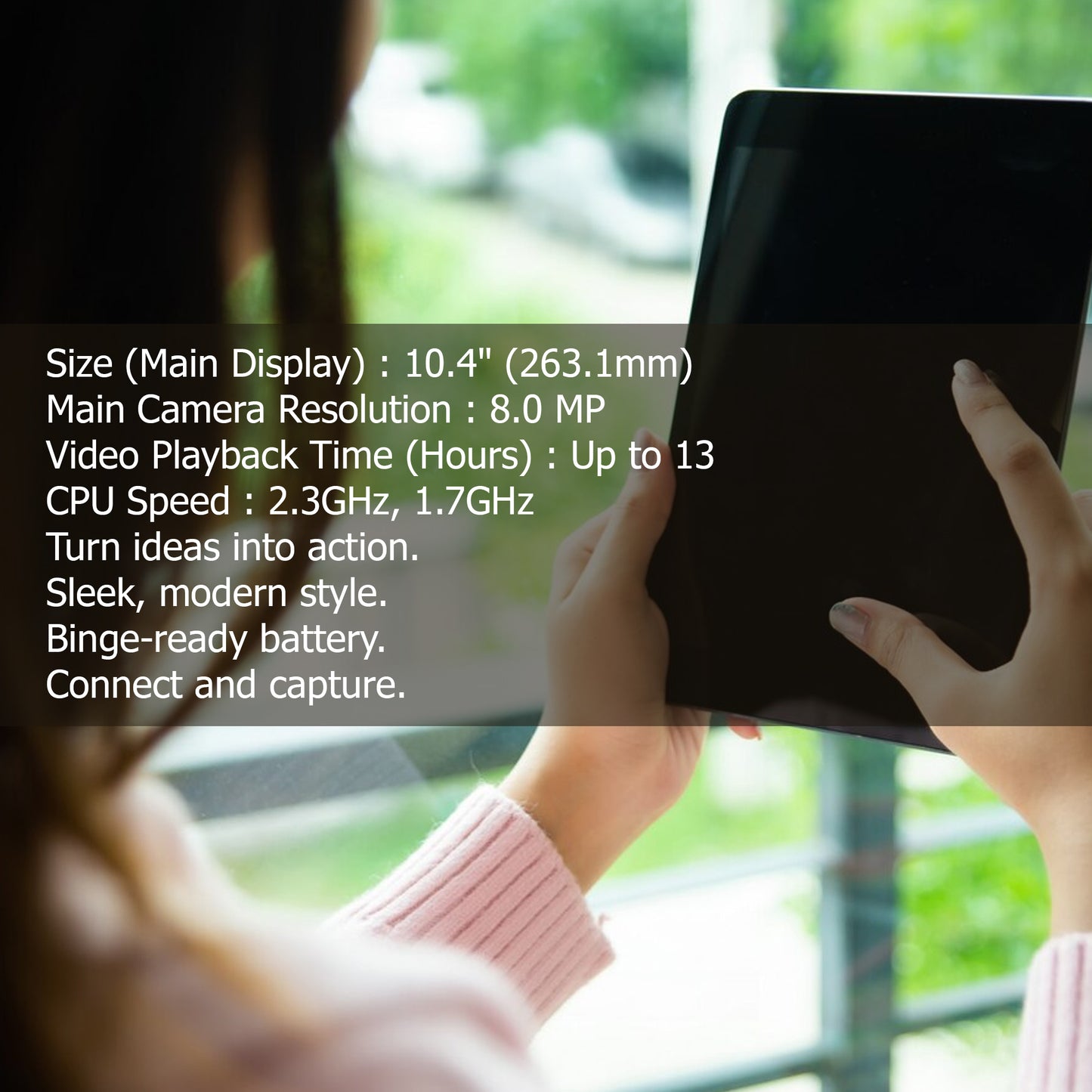 Samsung Galaxy Tab S6 Lite 10.4" 64GB WiFi Android Tablet, S Pen Included (Oxford Gray) 2024