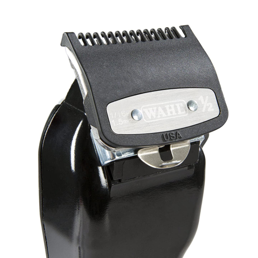 10 Packs Wahl Professional #1/2 Premium 1/16" Cutting Guide with Metal Clip #3354-1000 - Fits All Wahl Vibrator Clippers