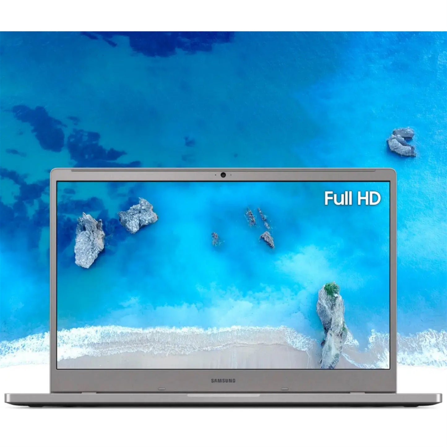 Samsung 15.6" Chromebook 4+ - Intel Celeron, 4GB RAM, 32GB eMMC (Platinum Titan)