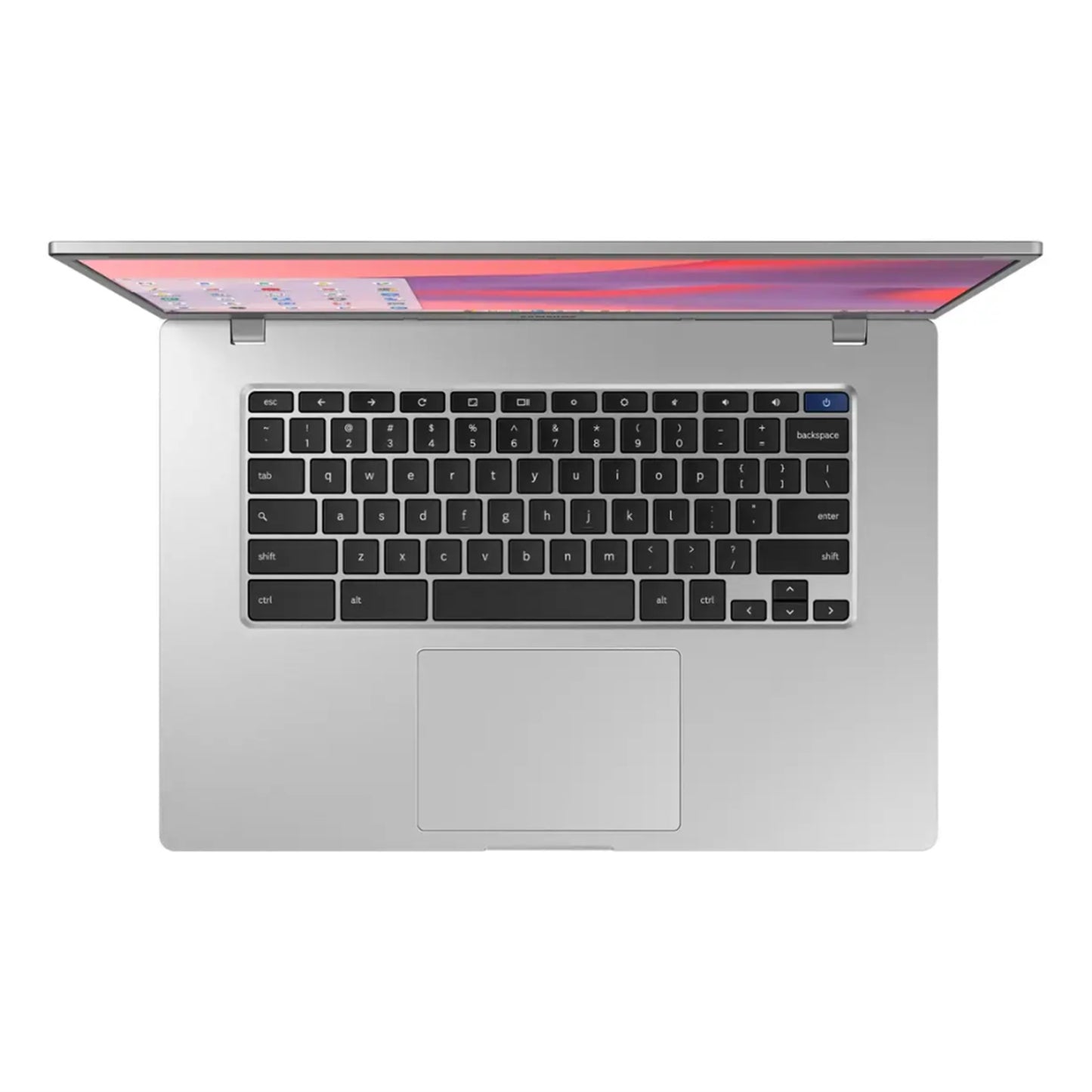 Samsung 15.6" Chromebook 4+ - Intel Celeron, 4GB RAM, 64GB eMMC (Platinum Titan)