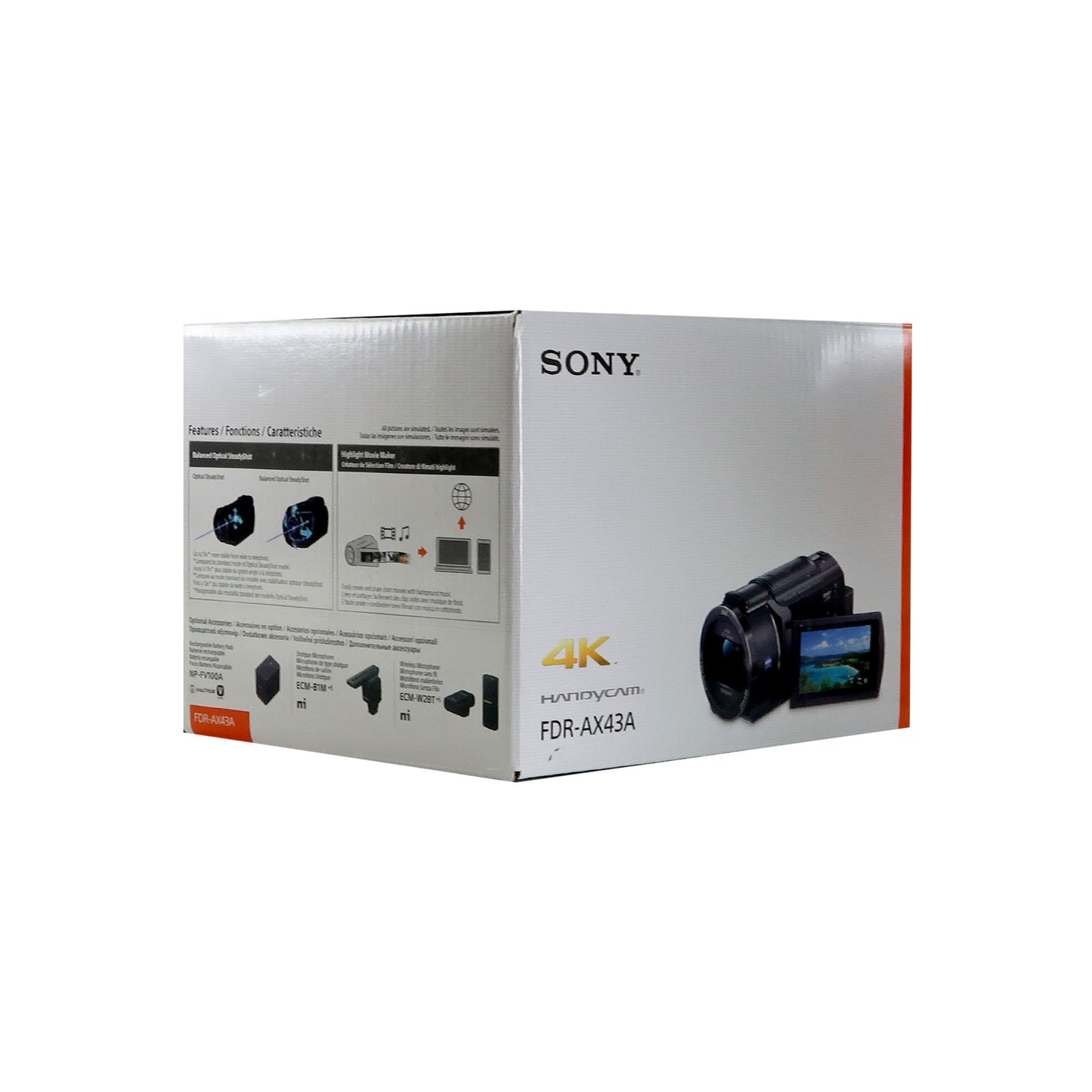 Sony FDR-AX43A UHD 4K Handycam Camcorder (Black)