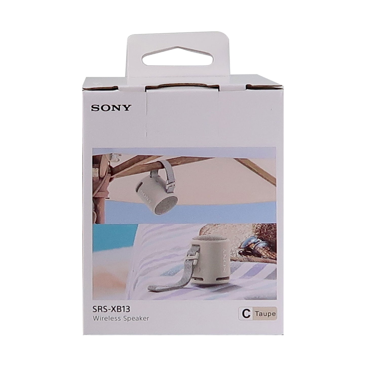 Sony SRS-XB13 Extra Bass Portable Wireless Waterproof Speaker (Taupe) with Beats Studio Pro x Kim Kardashian Bluetooth Noise Cancelling Headphones - Dune