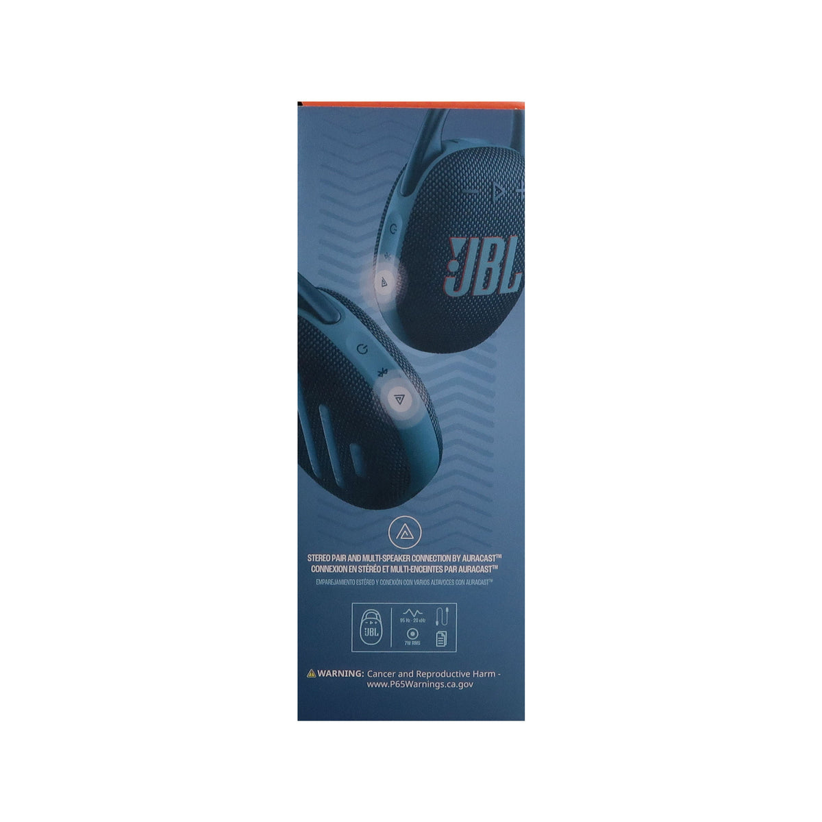 JBL Clip 5 Portable Waterproof Wireless Speaker (Blue)