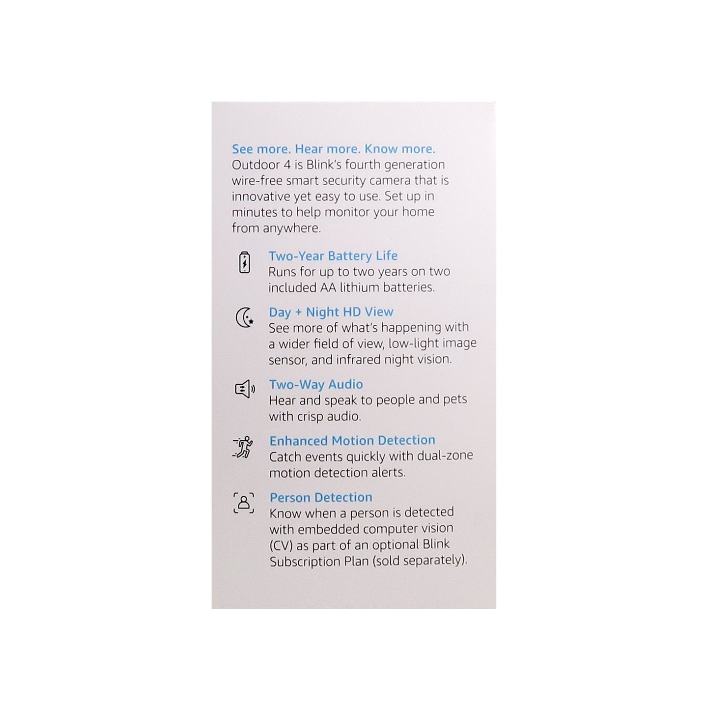 3 Sets Blink Outdoor 4 Wireless Smart Security Camera - 3 Camera System (4th Gen)