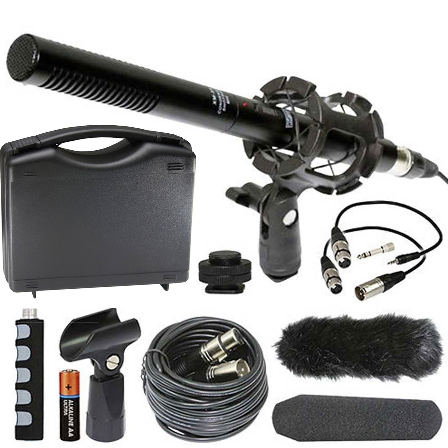 Zoom H1 XLR Portable Audio Recorder for Video with Shotgun Microphone and Tabletop Tripod Kit