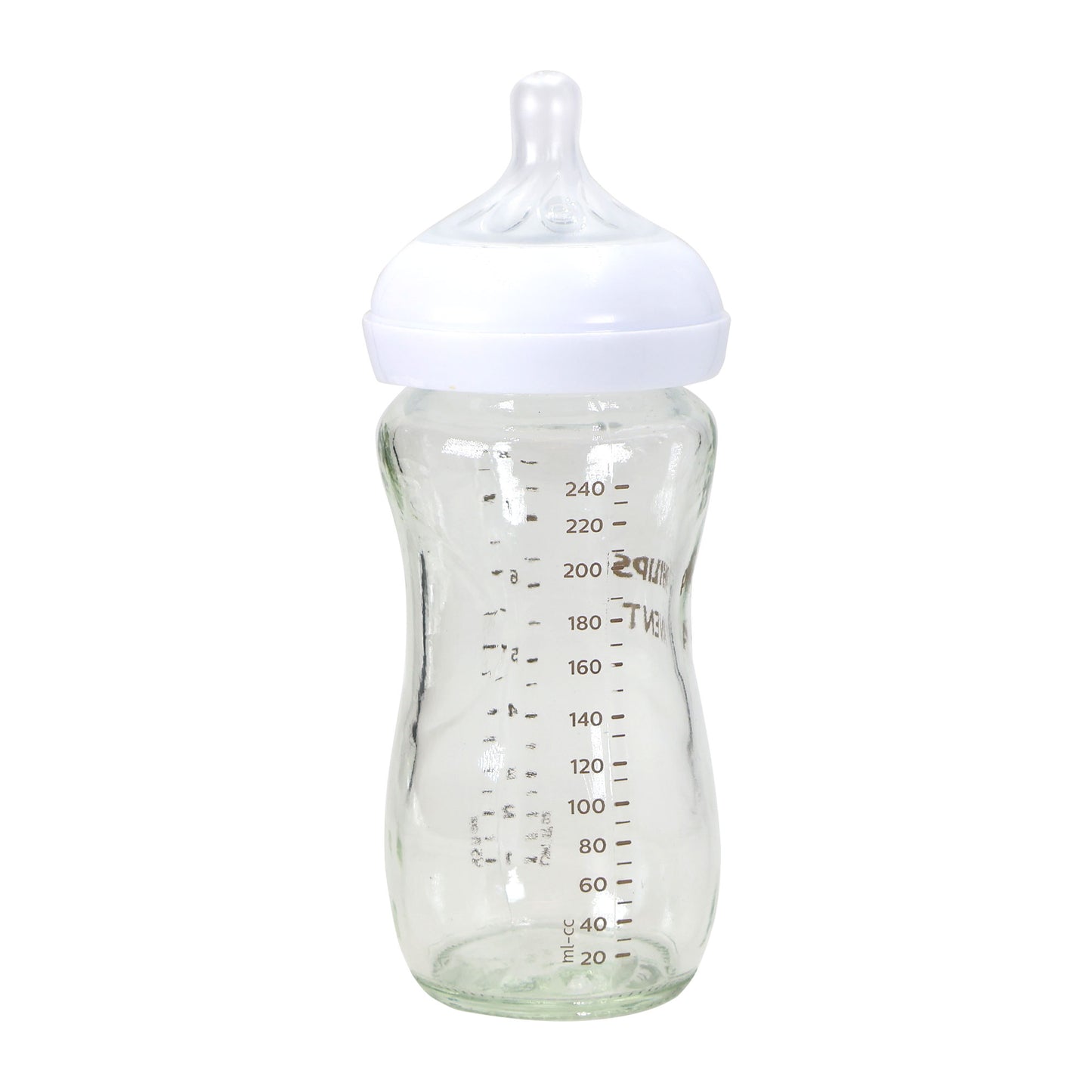 Philips Avent Natural Glass Baby Bottles with Natural Response Nipples (Medium Flow, Flow 3), 8oz, 2-Pack, SCY913/02