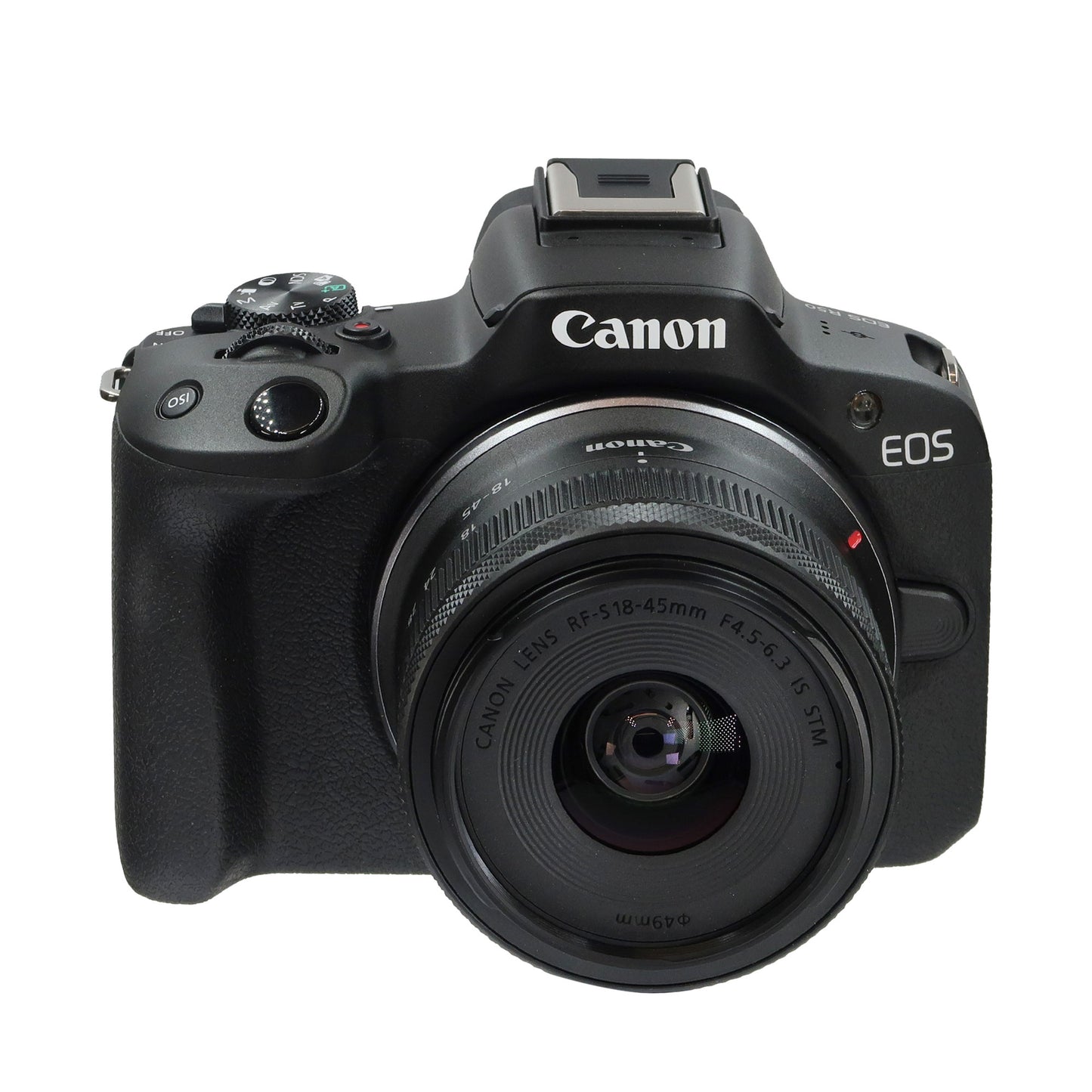 Canon EOS R50 Mirrorless Camera with 18-45mm Lens (Black) Refurbished