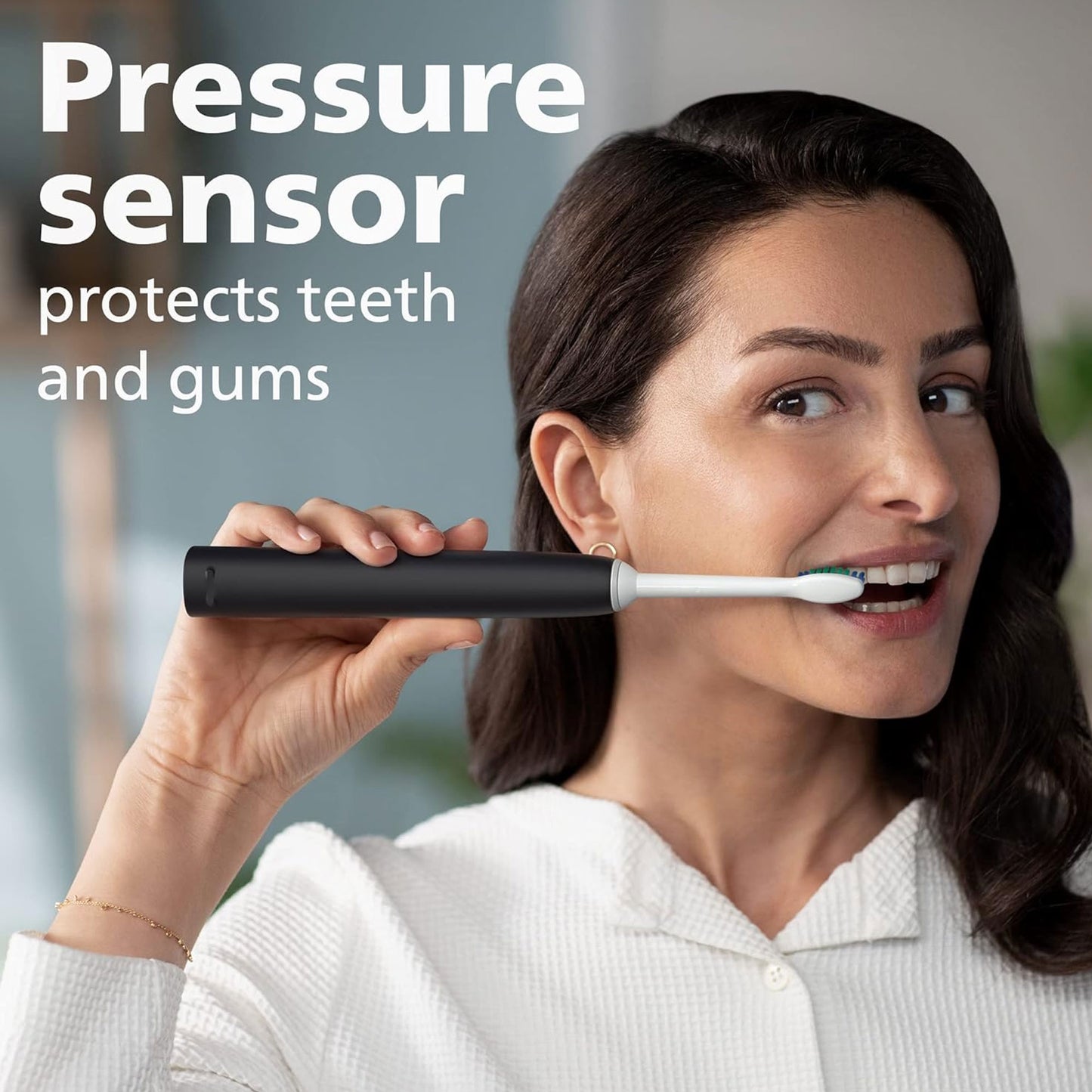 Philips Norelco 5000X Rechargeable Wet & Dry Shaver X5004/84 with 2x Philips Sonicare 4100 Rechargeable Electric Toothbrush Black HX3681/24