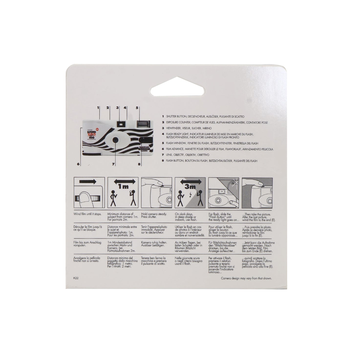 Ilford XP2 Super Single Use Camera (Black)