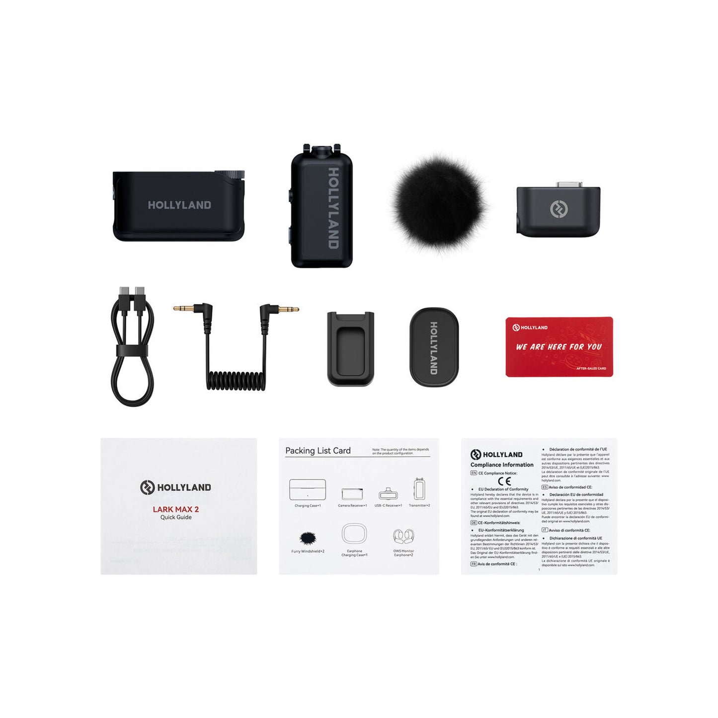 Hollyland LARK MAX 2 Solo Wireless Microphone System - Space Gray
