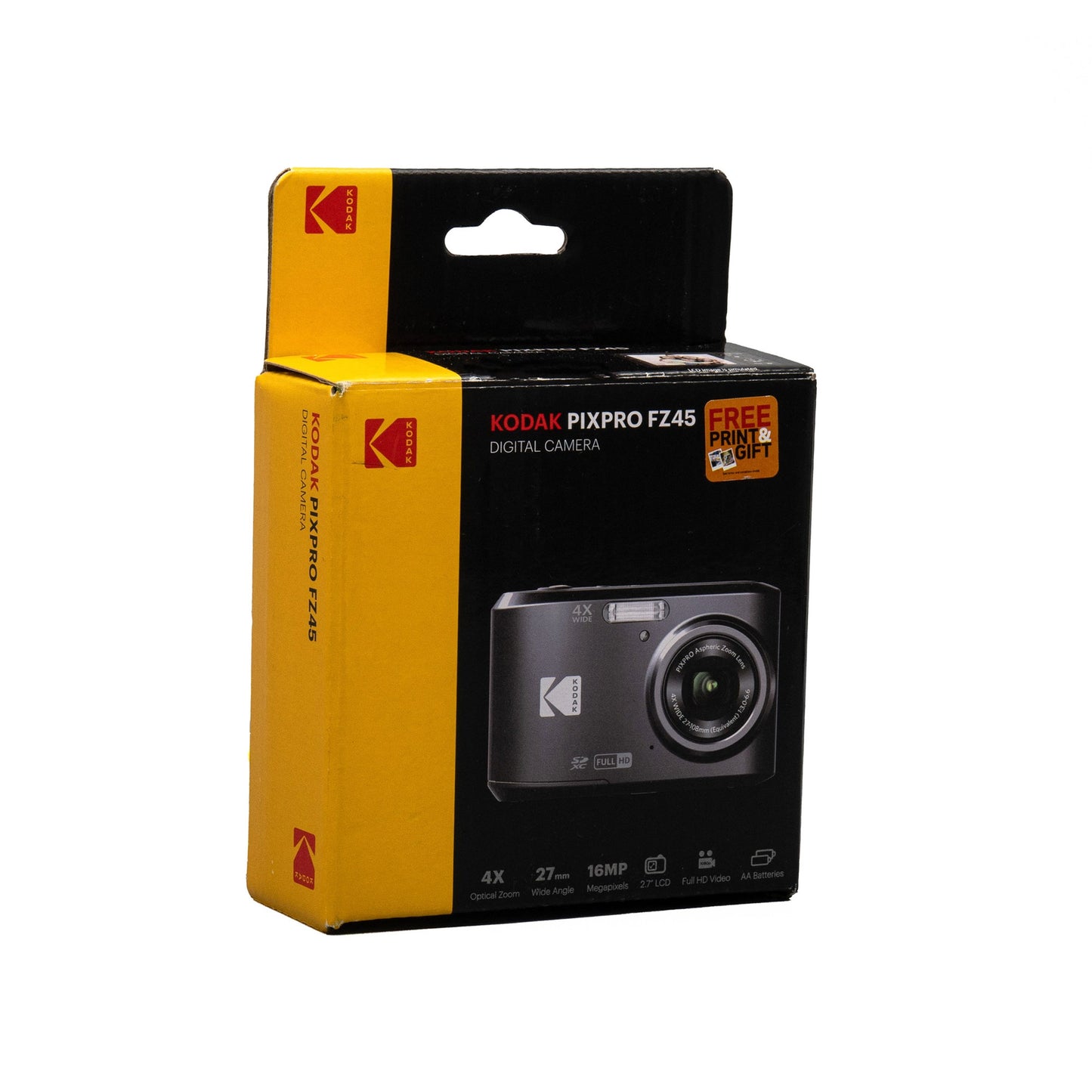 Kodak Pixpro FZ45 Portable 16MP Digital Camera (White)