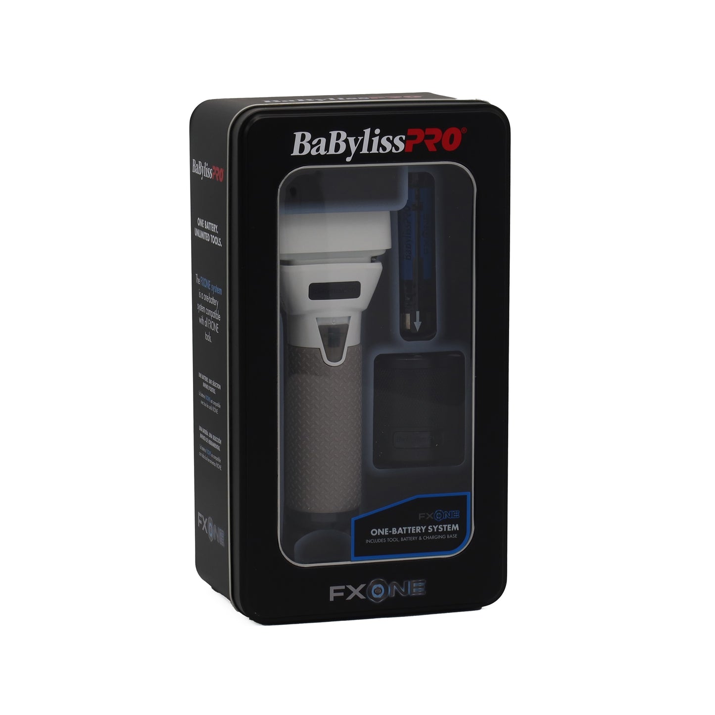 BaByliss Pro FXONE FrostByte Limited Edition Double-Foil Shaver with Interchangeable Battery FX79FSTW