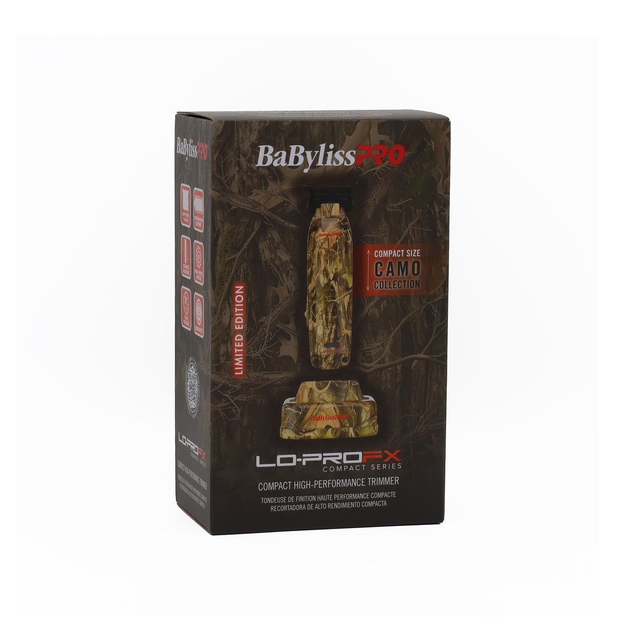 BaByliss Pro LO-PROFX Limited Edition Compact Cordless Trimmer FX72CAM (Camo)