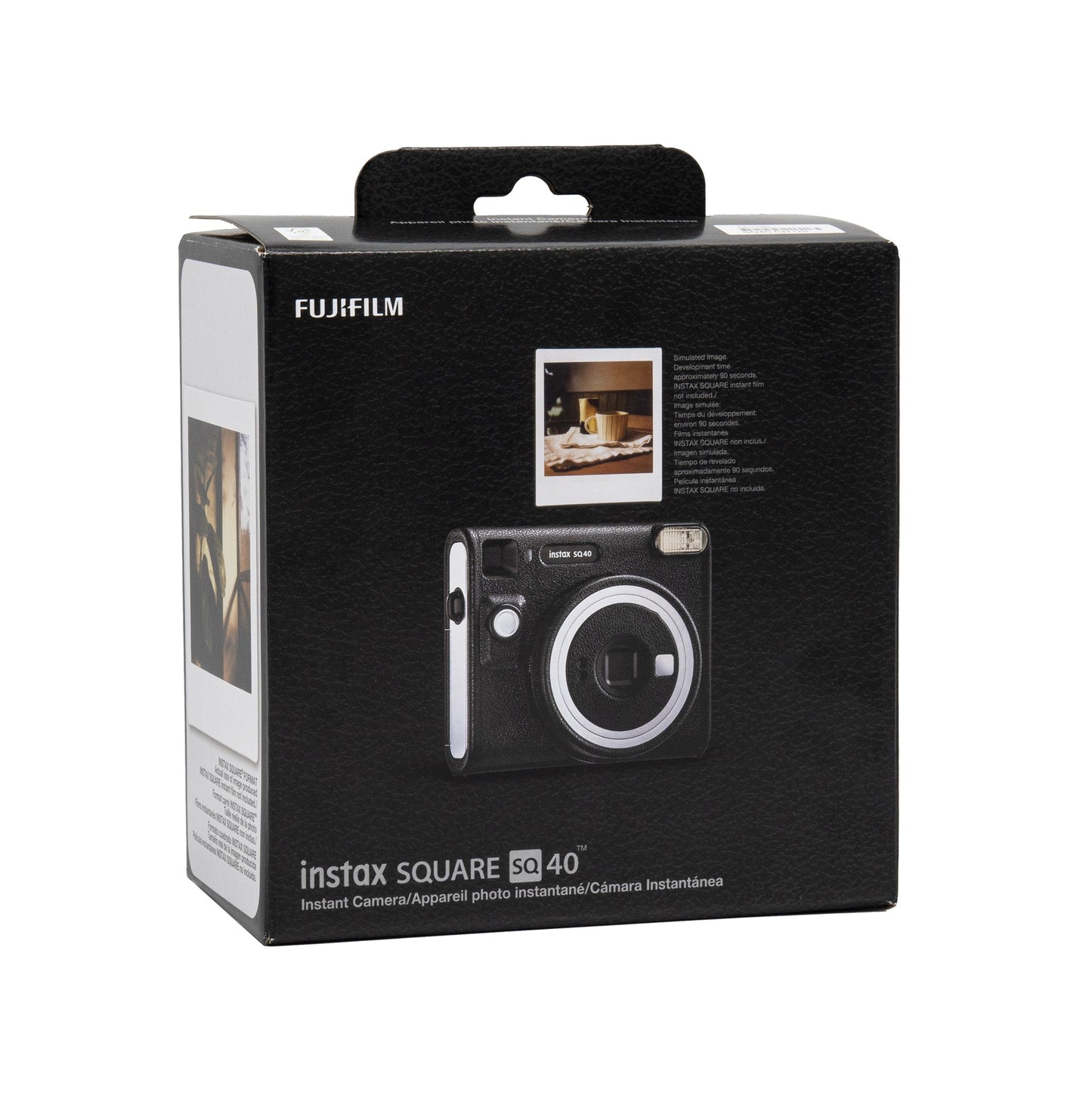 Fujifilm instax SQUARE SQ40 Instant Film Camera Black Retro Design Auto Exposure