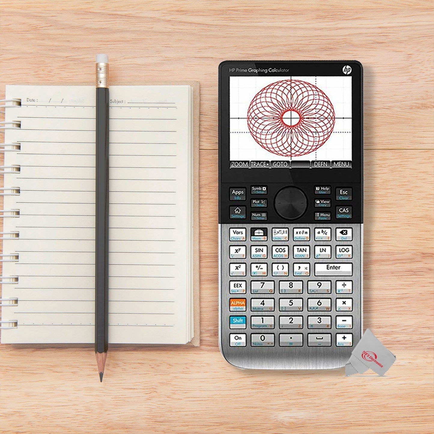 HP Prime Handheld Graphing Calculator Black - 2AP18AA#ABA - 2 Units