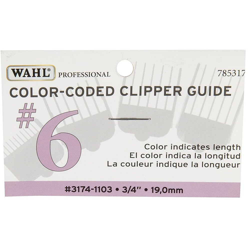 Wahl Color-Coded Clipper Guide #6 - 3/4" #3174-1103