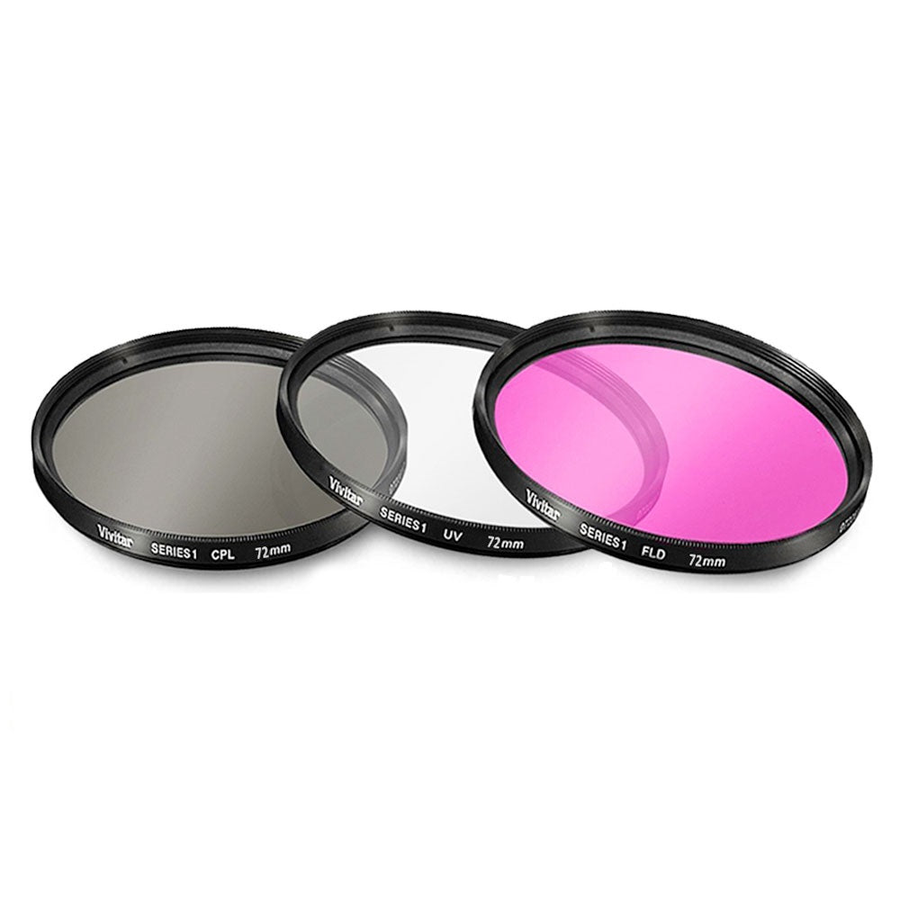 VIVITAR 3 PC FILTER KIT 72MM