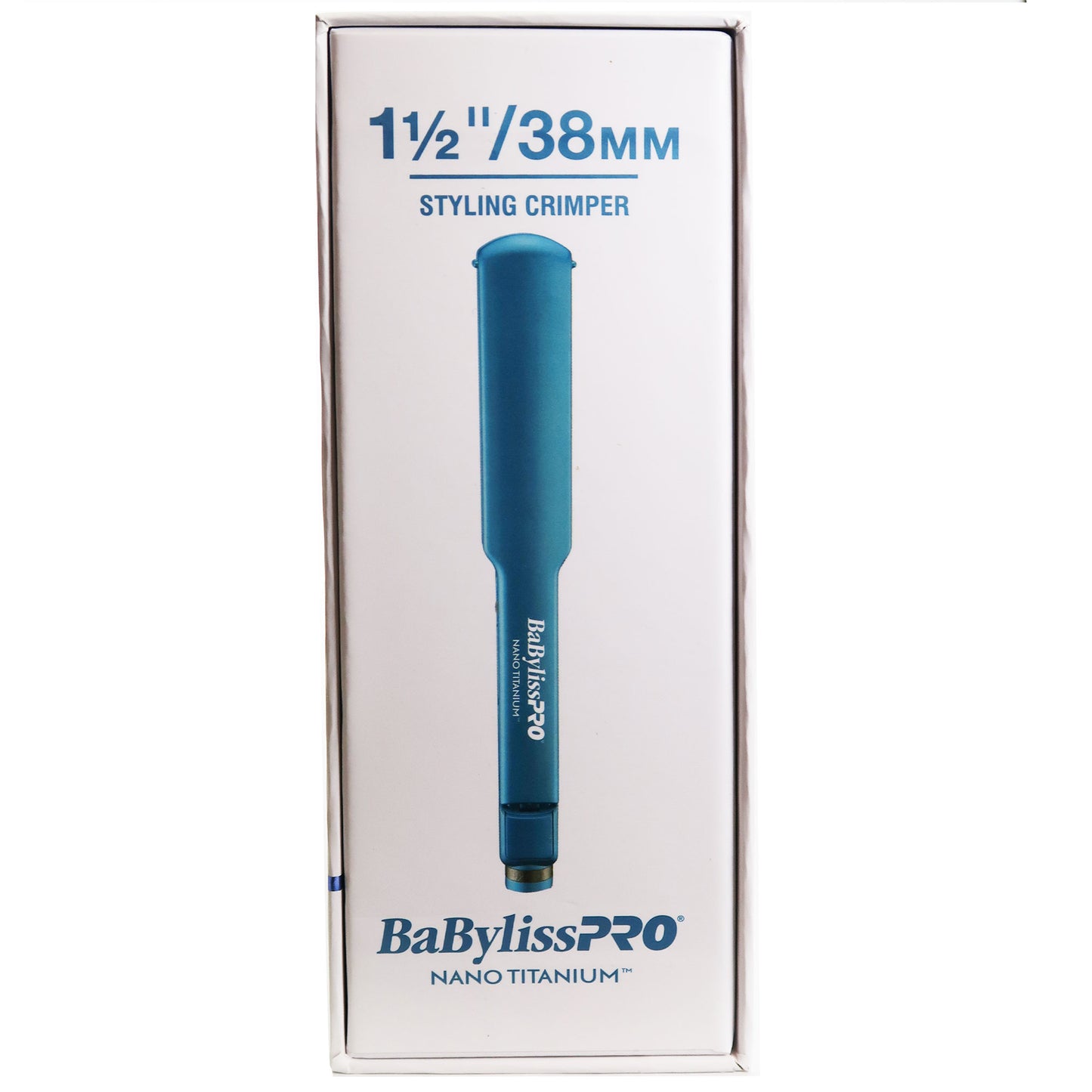 BabylissPro Nano Titanium Crimper Styling Iron 1 1/2" BNTCRL3073TUC