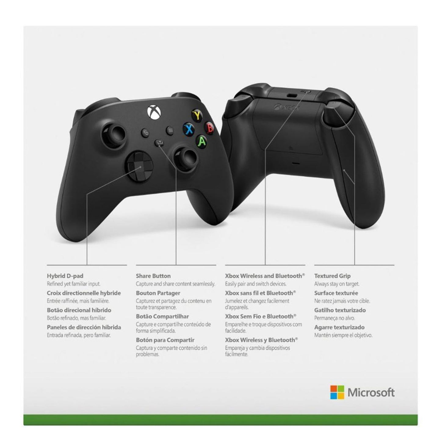 Microsoft Xbox Wireless Controller for Xbox Series X - Carbon Black QAT-00007