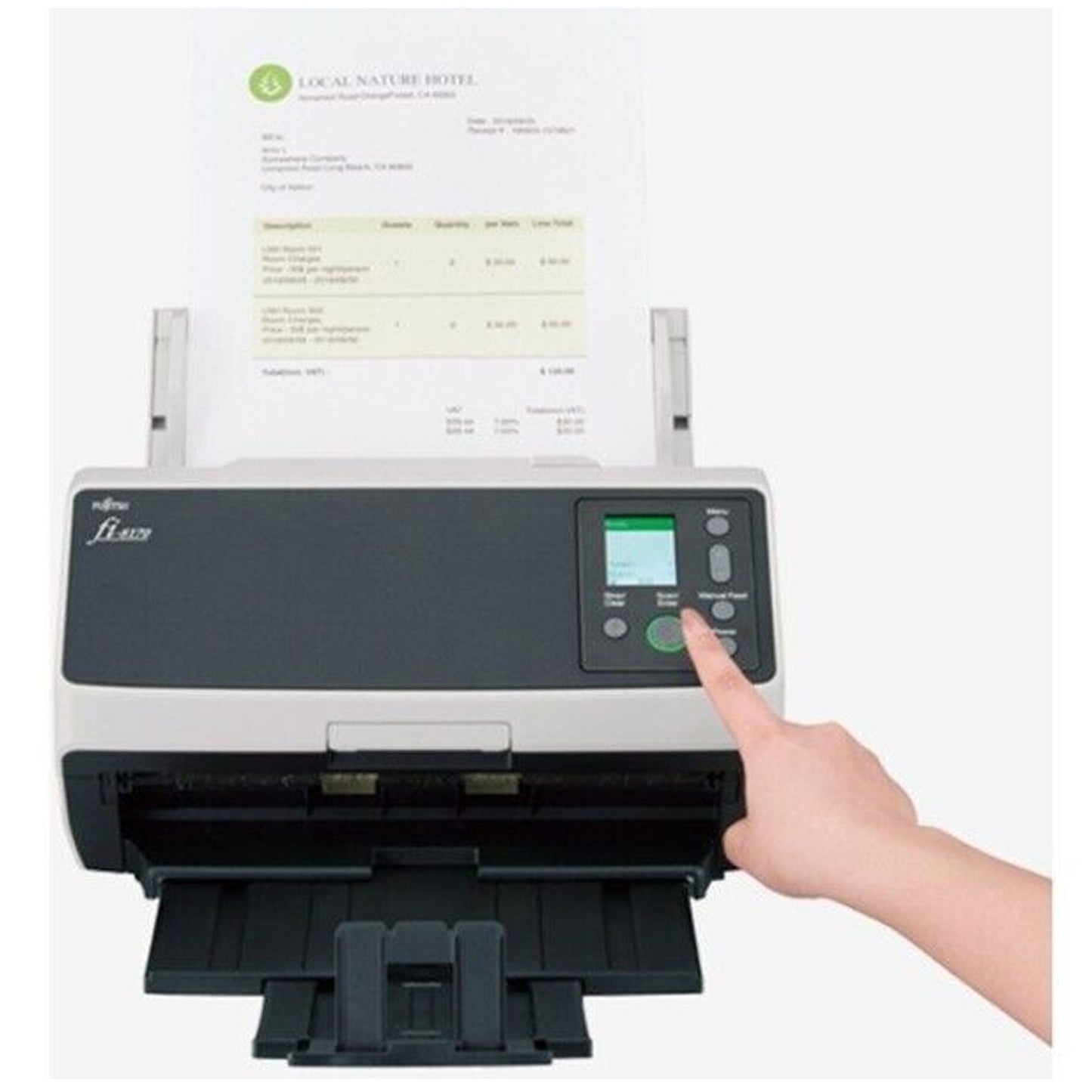 Fujitsu fi-8170 Large Format ADF/Manual Feed Scanner - 600 dpi Optical - 24-bit Color - 8-bit Grayscale - 70 ppm (Mono) - 70 ppm (Color) - Duplex Scanning - USB