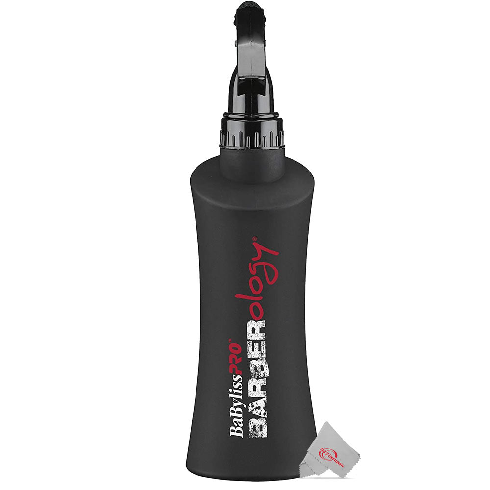 BaByliss Pro BLACKFX High-Performance Turbo Dryer with Studio Design Series 1.25" Crimpcurl and Porcelain Ceramic Marcel 1" Curling Iron + Spray Bottle