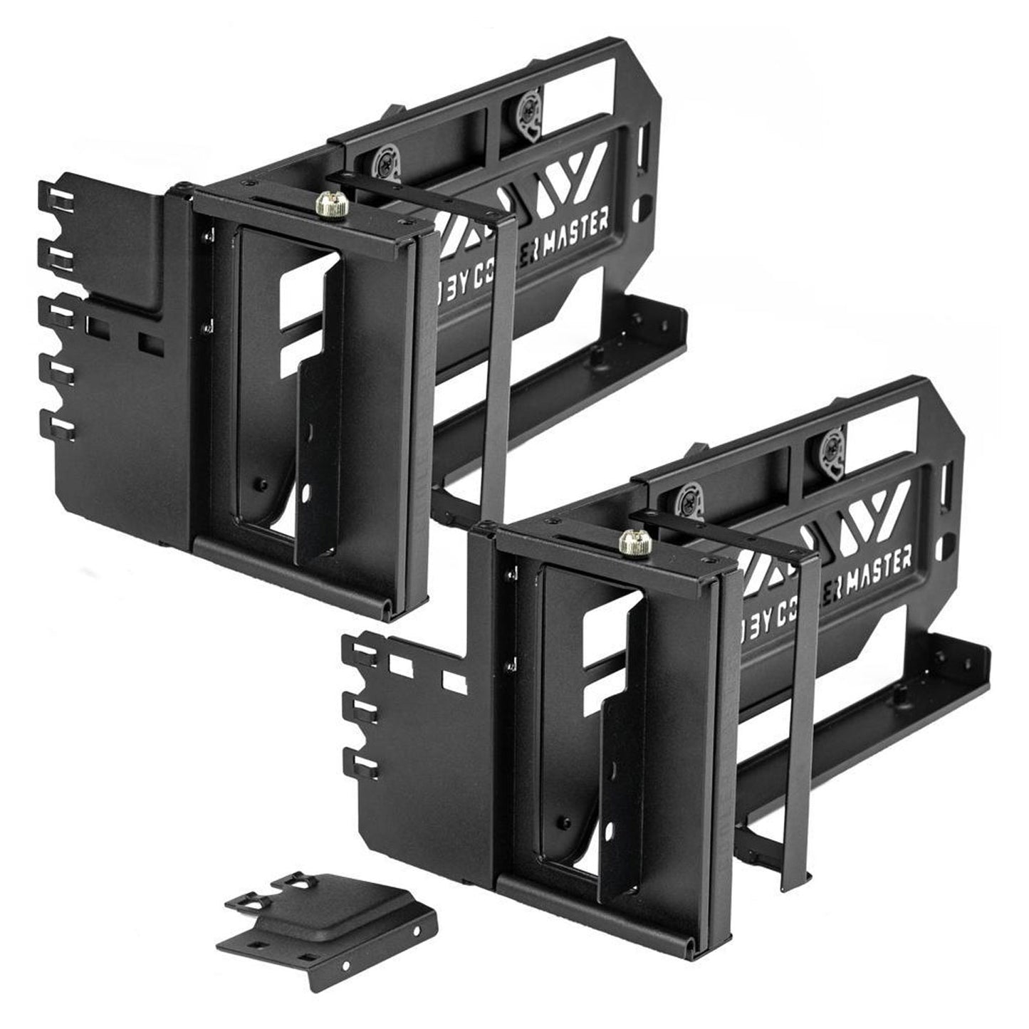 Cooler Master MasterAccessory Vertical Graphics Card Holder Kit V3 with Premium Riser Cable PCI-E 4.0 x16 - 165mm, Compatibility PCIe 4.0 and Older for E-ATX, ATX, Micro ATX Chassis