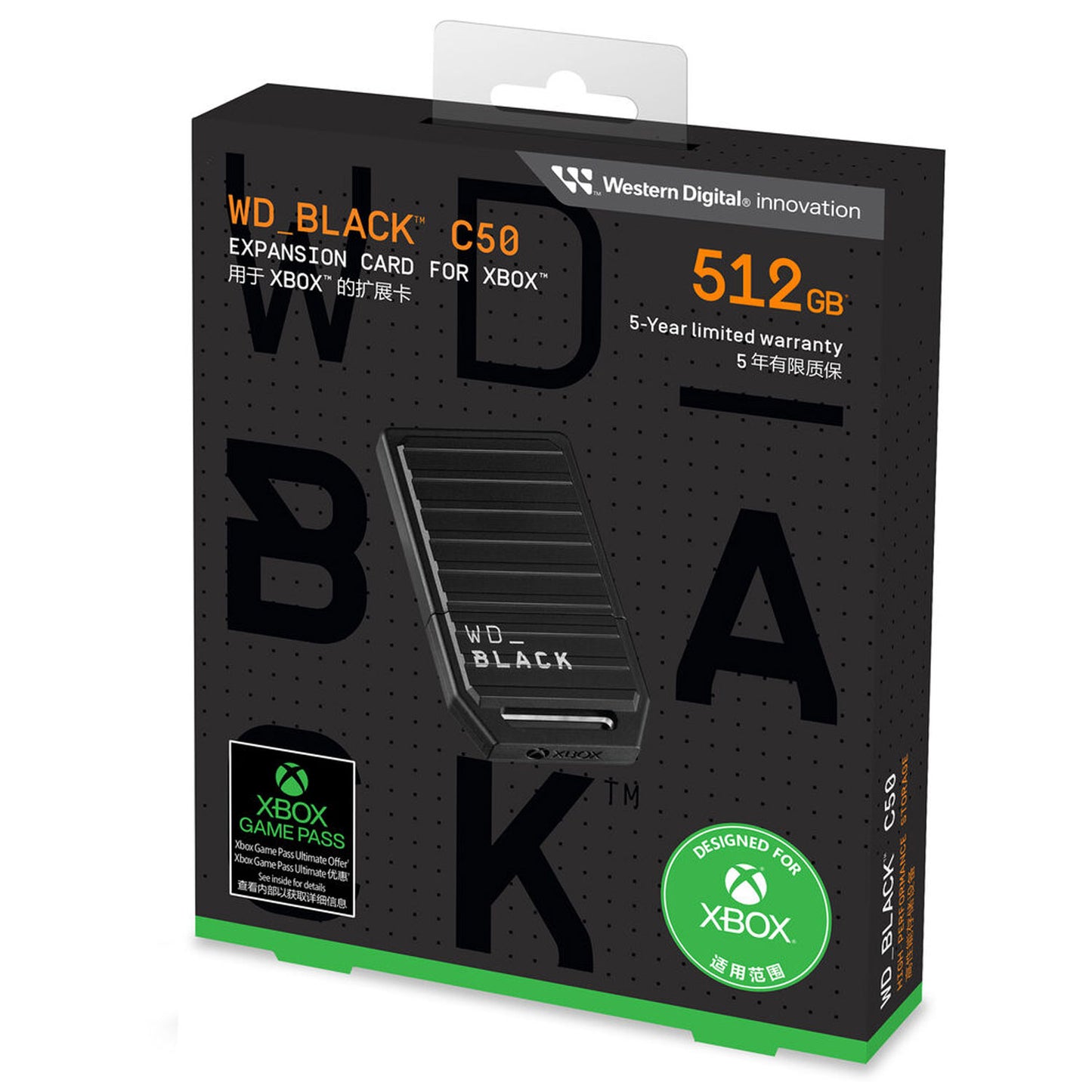 WD_BLACK C50 Expansion Card Xbox 512GB WDBMPH5120ANC-WCSN