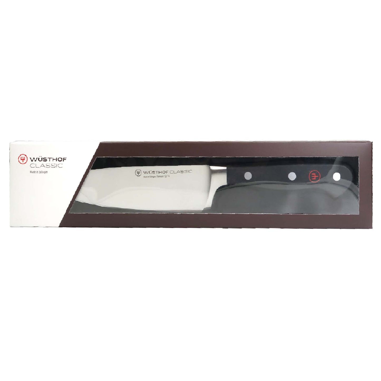 Wusthof Classic 7" Hollow Edge Santoku Kitchen Knife with Classic 6" Chef's Knife