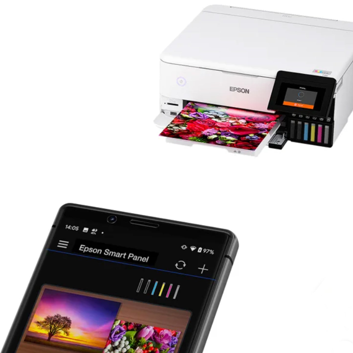 Epson EcoTank 8500SE Supertank Photo Printer (White)