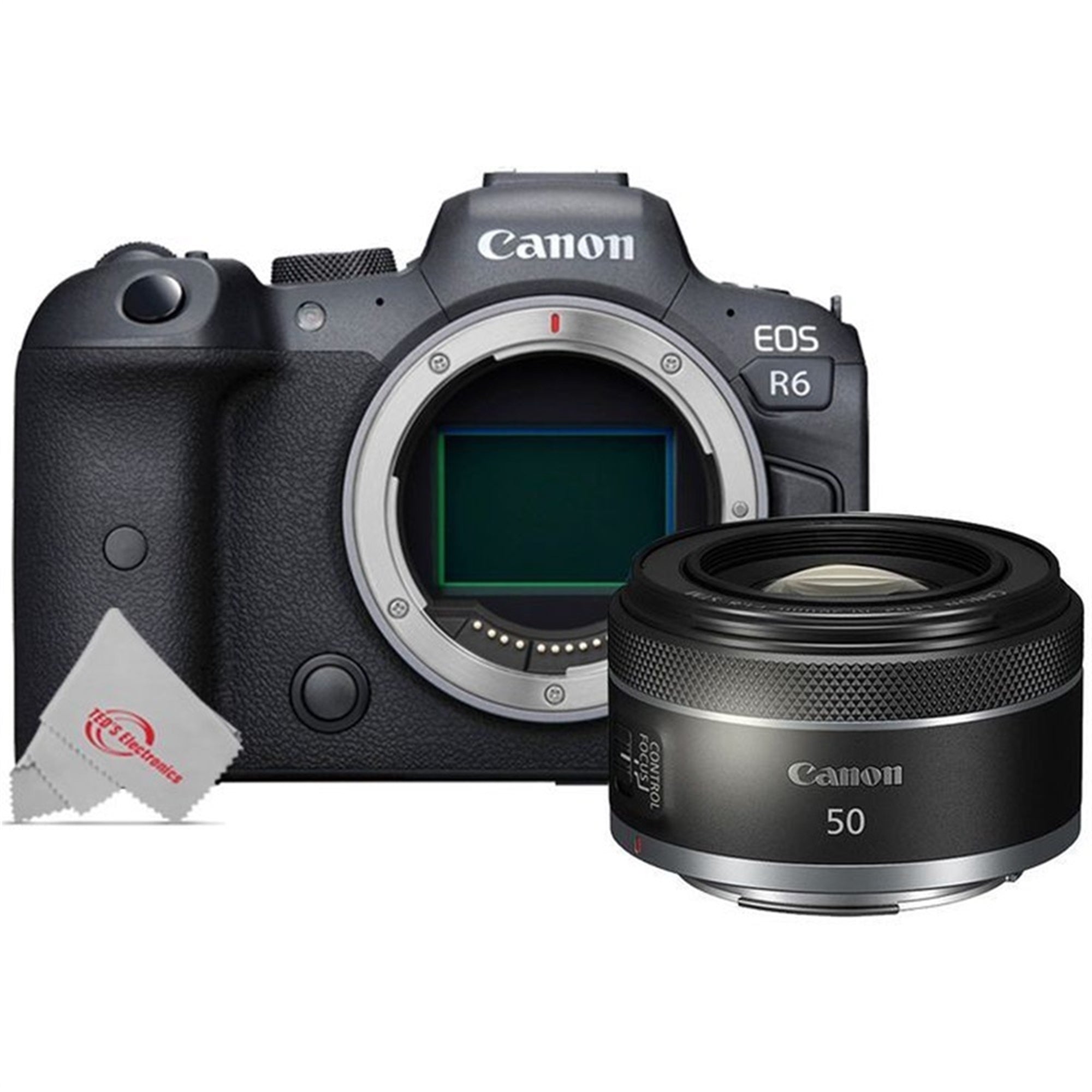 Canon EOS R6 Mirrorless Digital Camera with Canon RF 50mm f/1.8