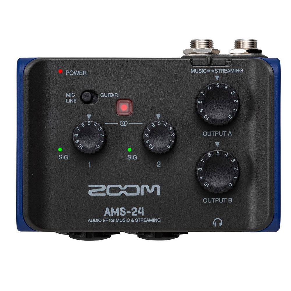 Zoom AMS-24 2in/4outオーディオインターフェイス Zoom AMS-24 2x4 USB Audio Interface for Music and Streaming – Teds