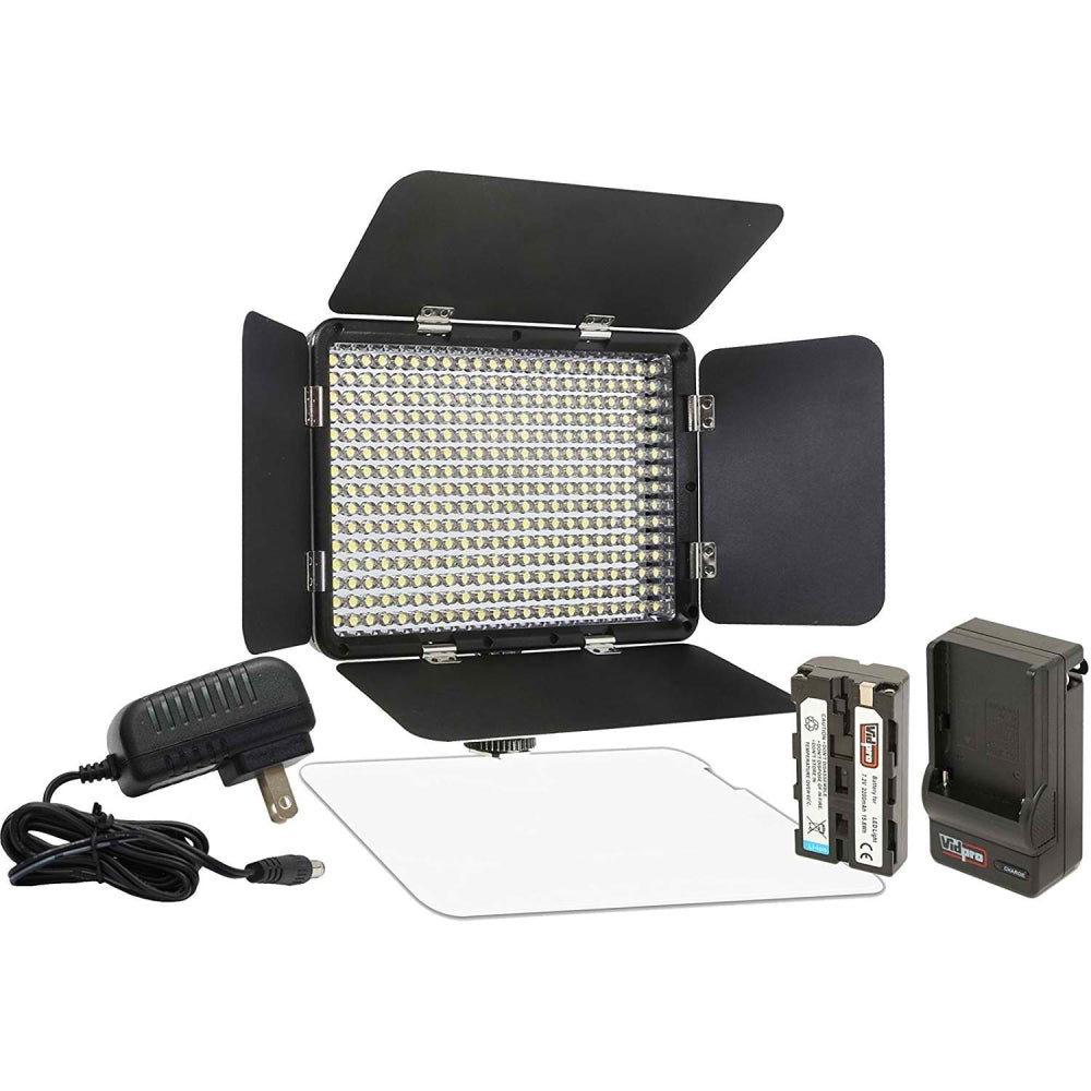 330 LED Varicolor Ultra Slim Photo Video Light Kit