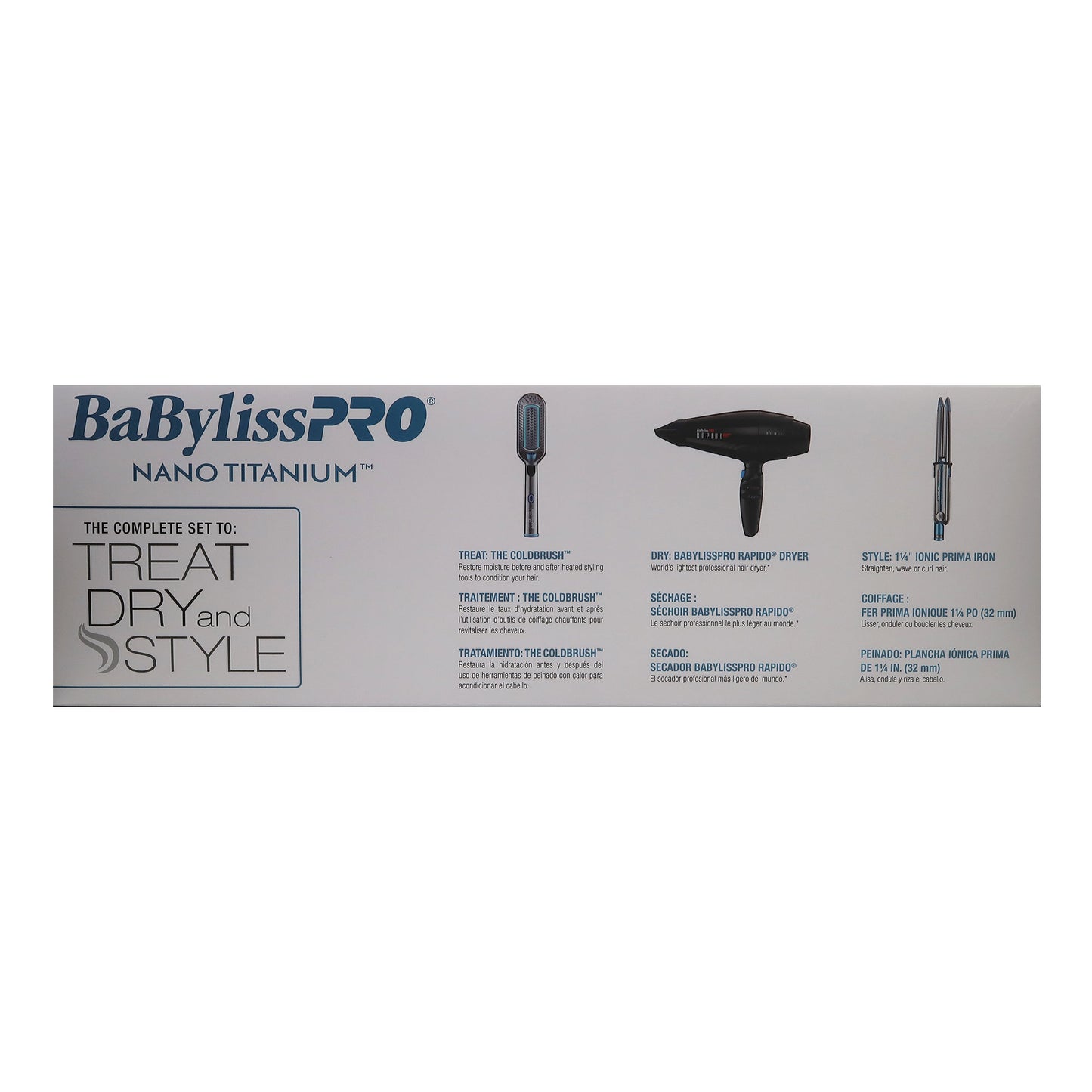 BaByliss Pro Nano Titanium Marcel Curling Iron 1¼" #BNT125M