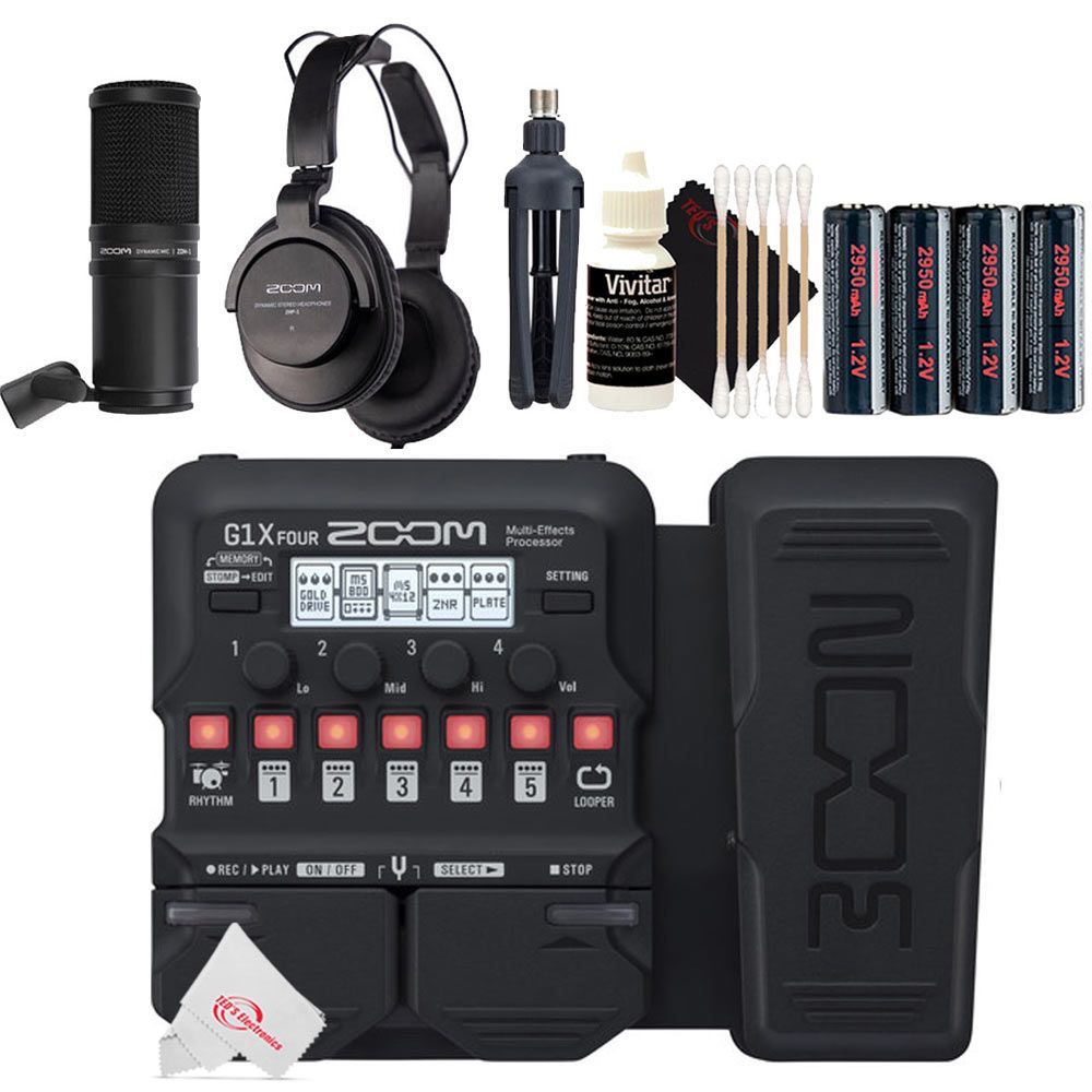 Zoom G1X Four Guitar Multi-Effects Processor With Built-In Expression –  Teds Electronics