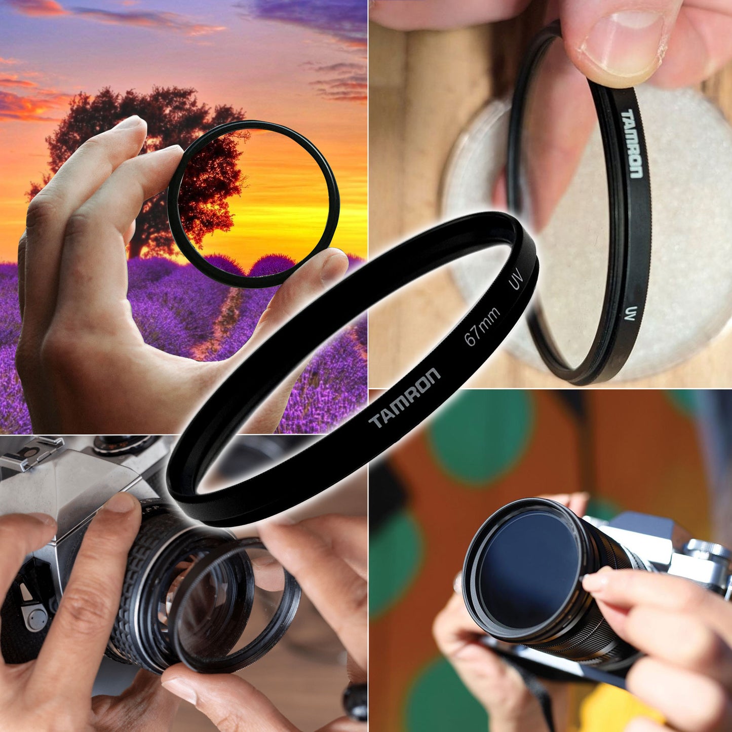 Genuine Tamron 67mm UV Filter with Replacement Snap Cap and Lens Cleaner for Tamron 17-50mm f/4 50-400mm f/4.5-6.3 Di III VXD Lenses