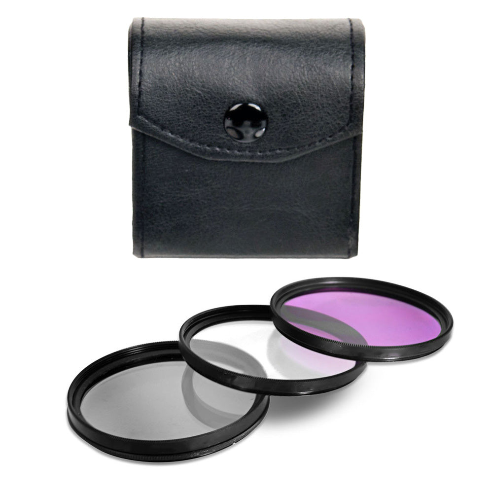 Bower Digital SLR Filter Kit 58mm UV, PL and FLD filters