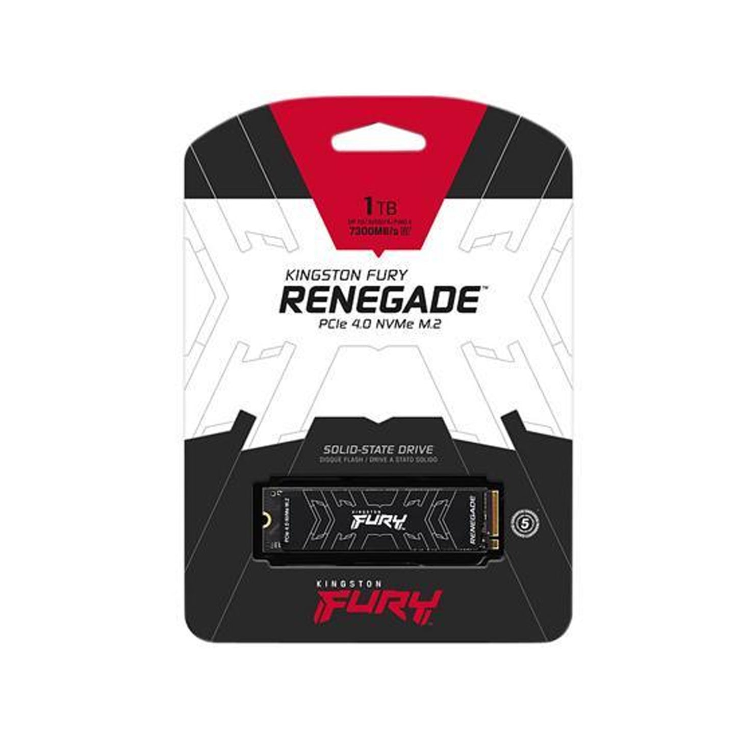 Kingston FURY Renegade M.2 2280 1TB PCIe 4.0 x4 NVMe 3D TLC Internal Solid State Drive (SSD) SFYRS/1000G