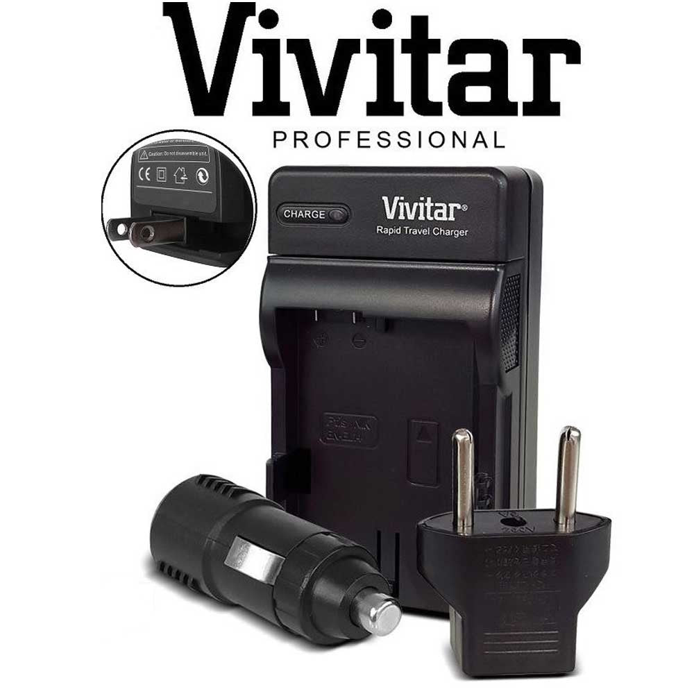 Vivitar Premium MH-25 Replacement Battery Charger for EN-EL15, EL15A, EL15B, ENEL 15C Batteries