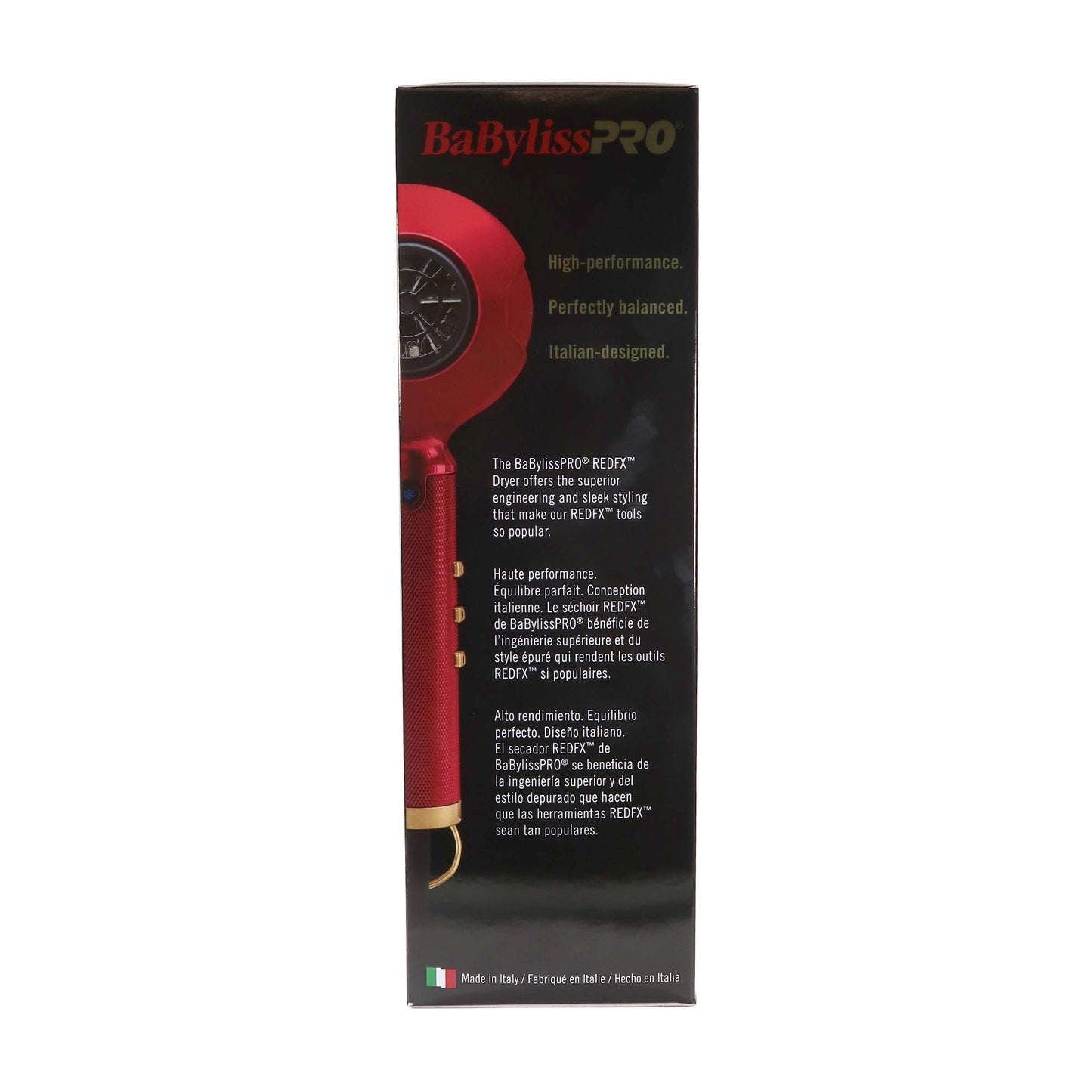 BaByliss Pro Influencer Collection REDFX Dryer - Hawk the Barber Prodigy Red #FXBDR1