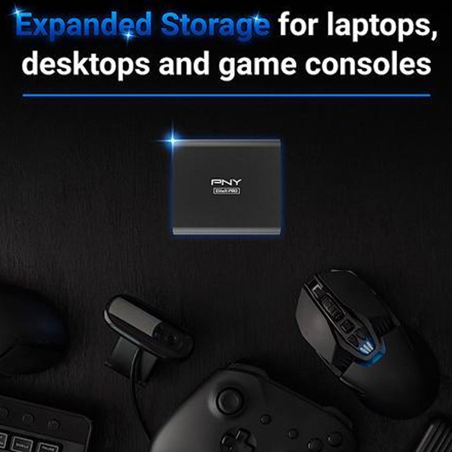PNY EliteX-Pro 4TB USB 3.2 Gen 2x2 Type-C Portable Solid State Drive (SSD)
