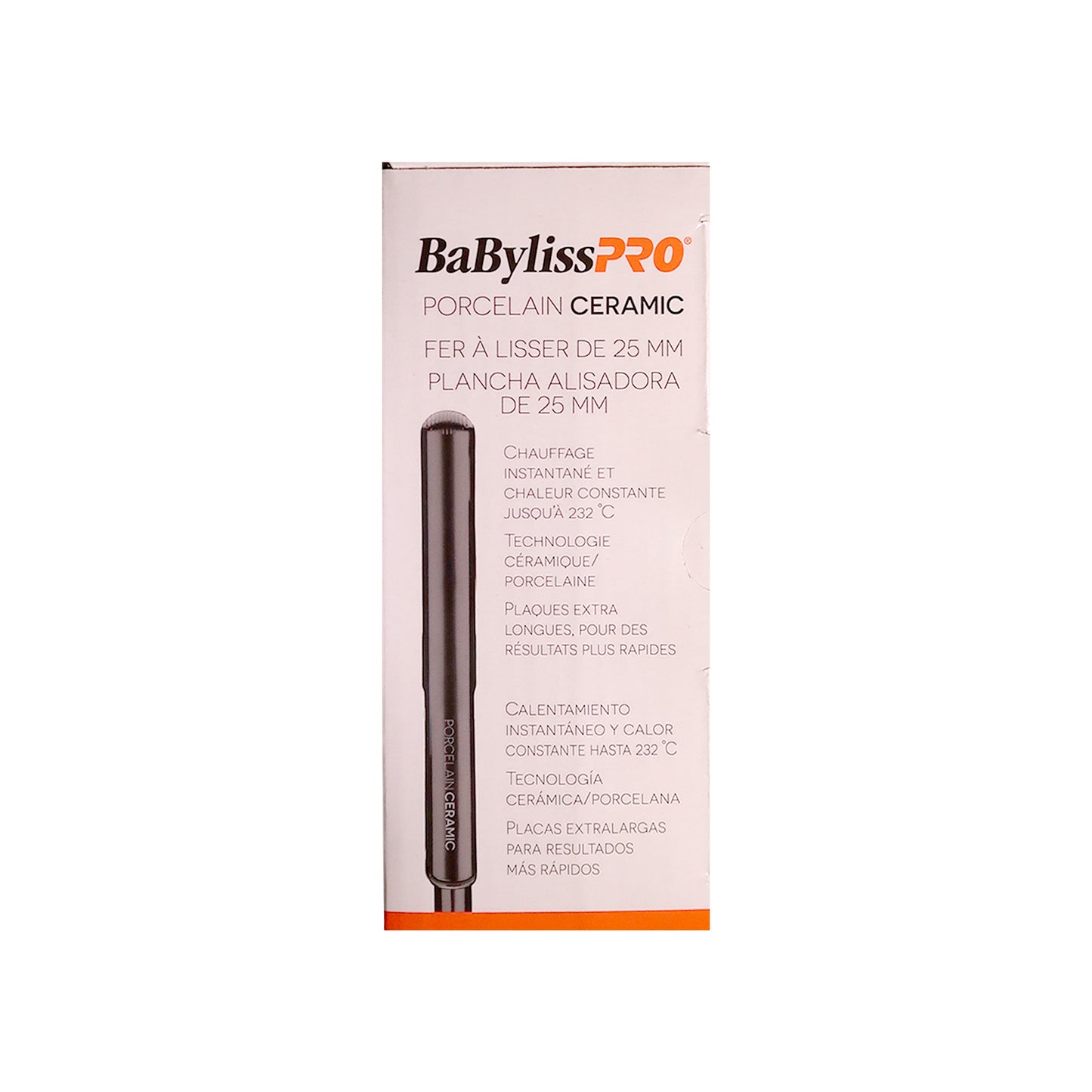 BaByliss Pro Porcelain Ceramic Straightening Iron - 1" #BABP9557UC