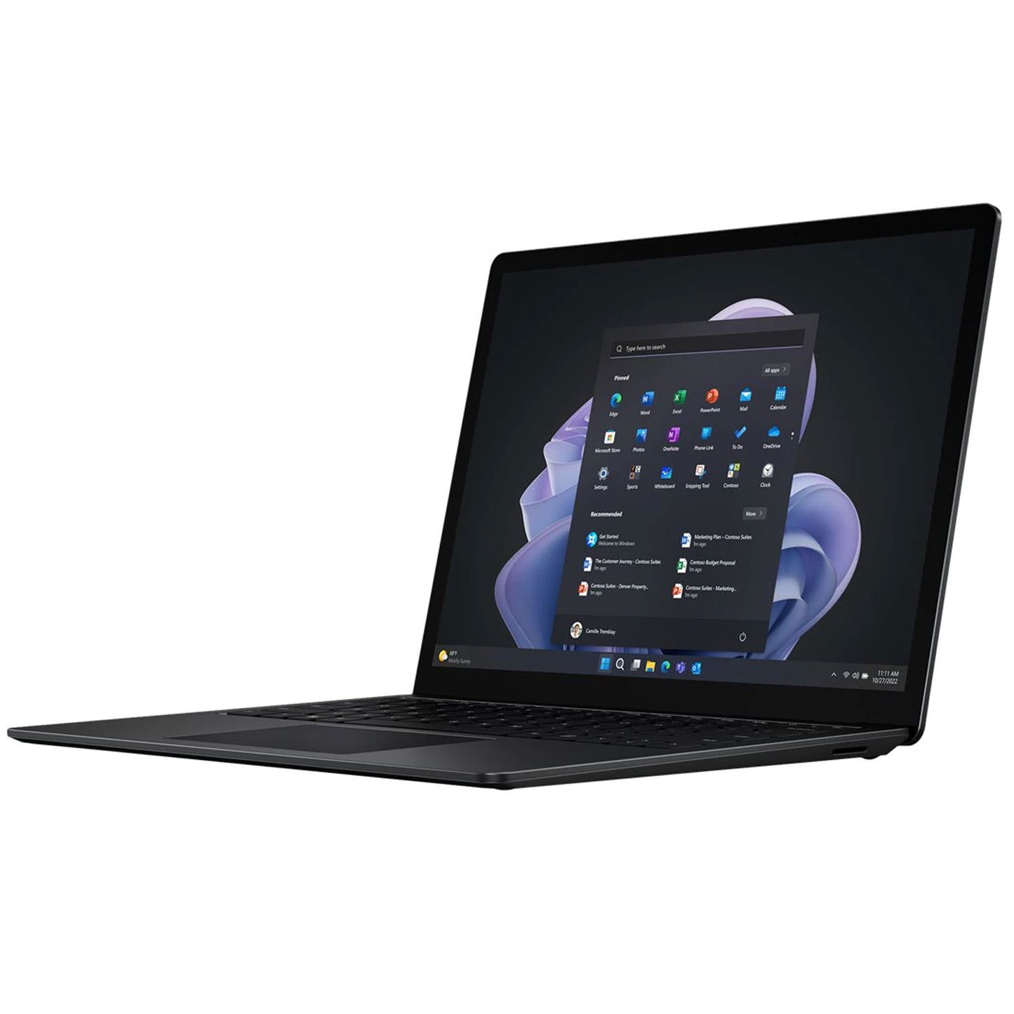 Microsoft Surface Laptop 5 - 15.0" PixelSense Touchscreen - Intel Core i7 12th Gen i7-1265U - 16GB Memory - 512 GB SSD - Intel Iris Xe Graphics - Windows 11 -Matte Black Pro RIQ-00024