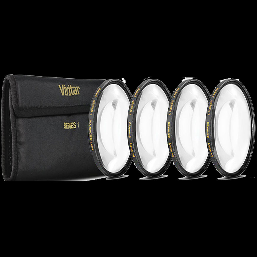 58mm +1 +2 +4 +10 Close Up Macro Filter Set for 58mm Thread Lenses