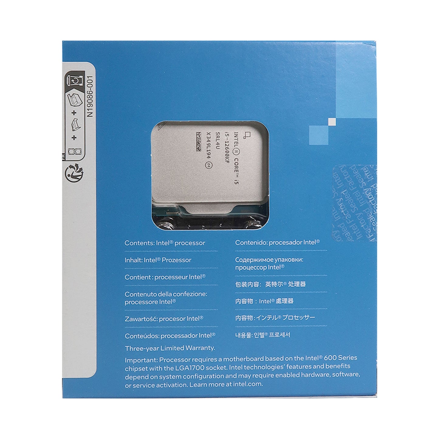 Intel Core i5-12600KF 3.7 GHz 10-Core LGA 1700 Processor