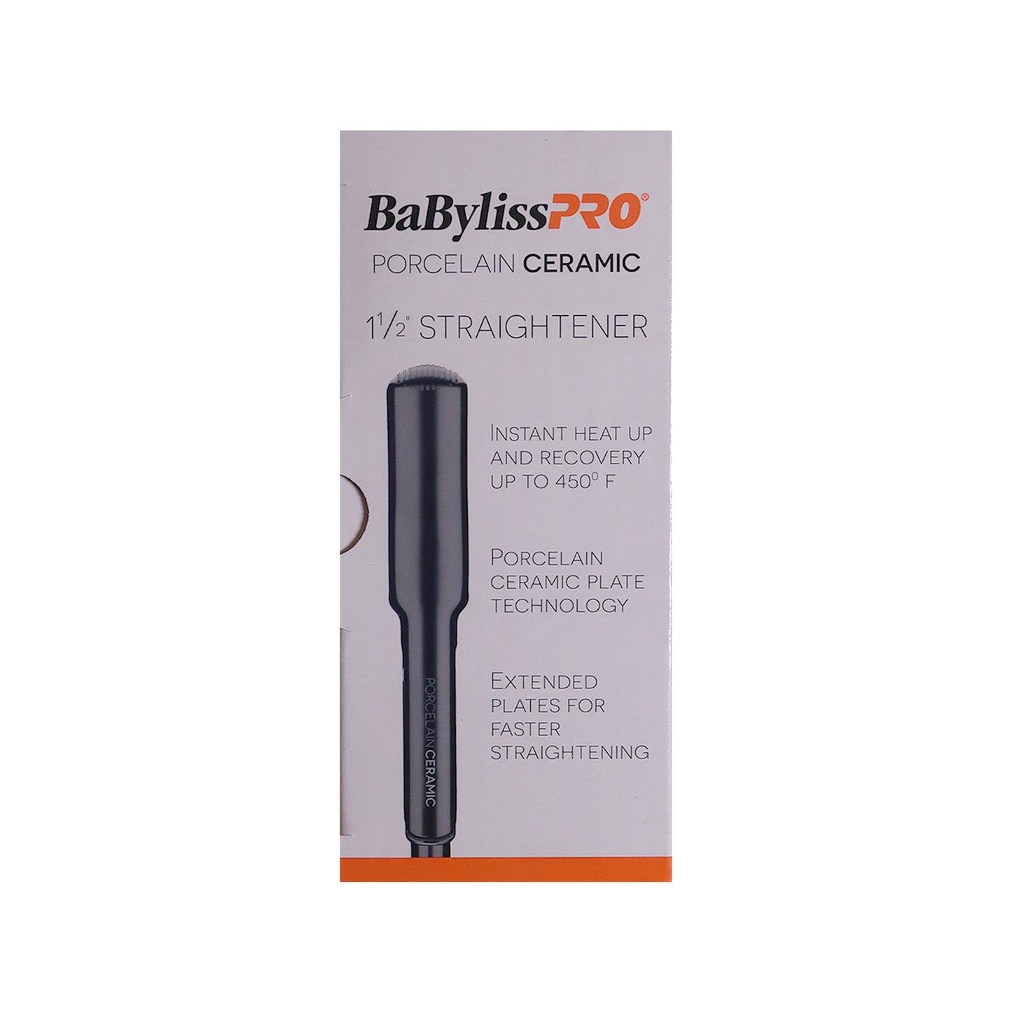 BaByliss Pro Porcelain Ceramic Straightening Iron - 1½" #BP9559UC