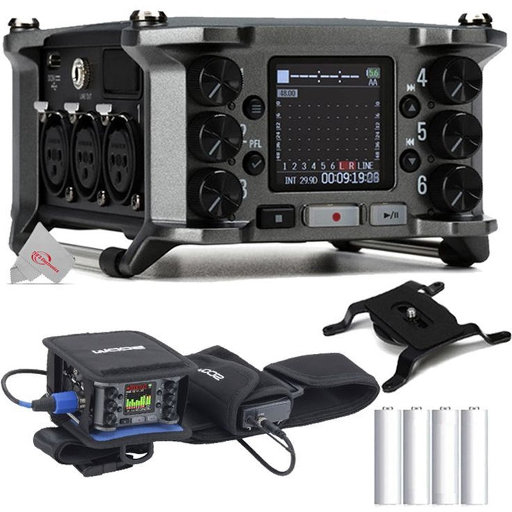 Zoom F6 6-Input / 14-Track Multi-Track Field Recorder + Zoom PCF-6 Protective Case for Zoom F6 Multi-track Field Recorder