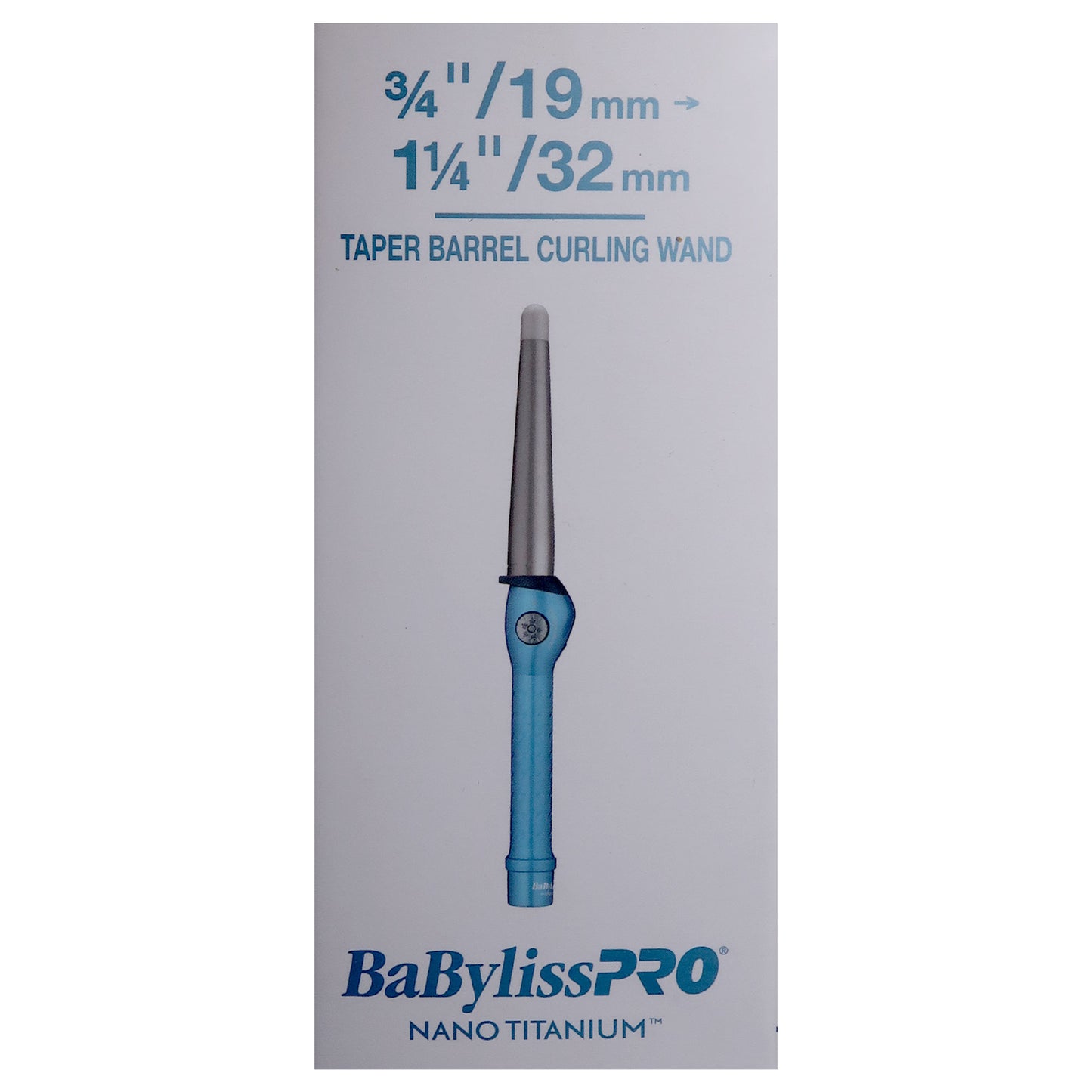 BaByliss Pro Nano Titanium Conicurl Iron 1¼ - ¾" #BNT125TB