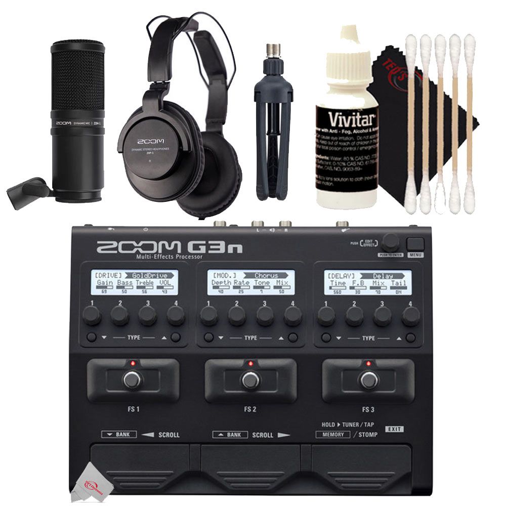 zoom distortion pedal Zoom G3n Multi-Effects Pedal Processor For Electric Guitar + Zoom ZDM- – Teds Electronics