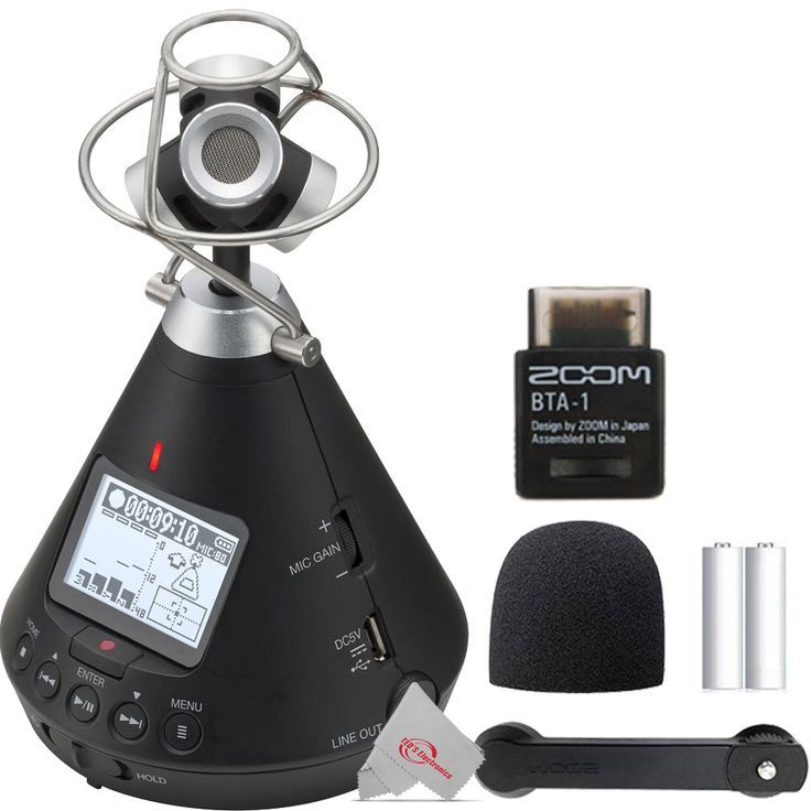 Zoom H3 VR Handy Audio Recorder with Built-In Ambisonics Mic Array
