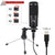 Vivitar Cardioid Condenser Recording USB Microphone Great for Podcasting with Mic Stand